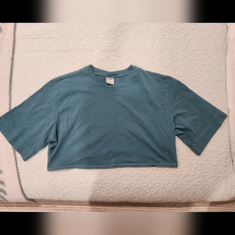 Gymshark - COTTON BOXY CROP TOP - Large - Picture 4 of 6